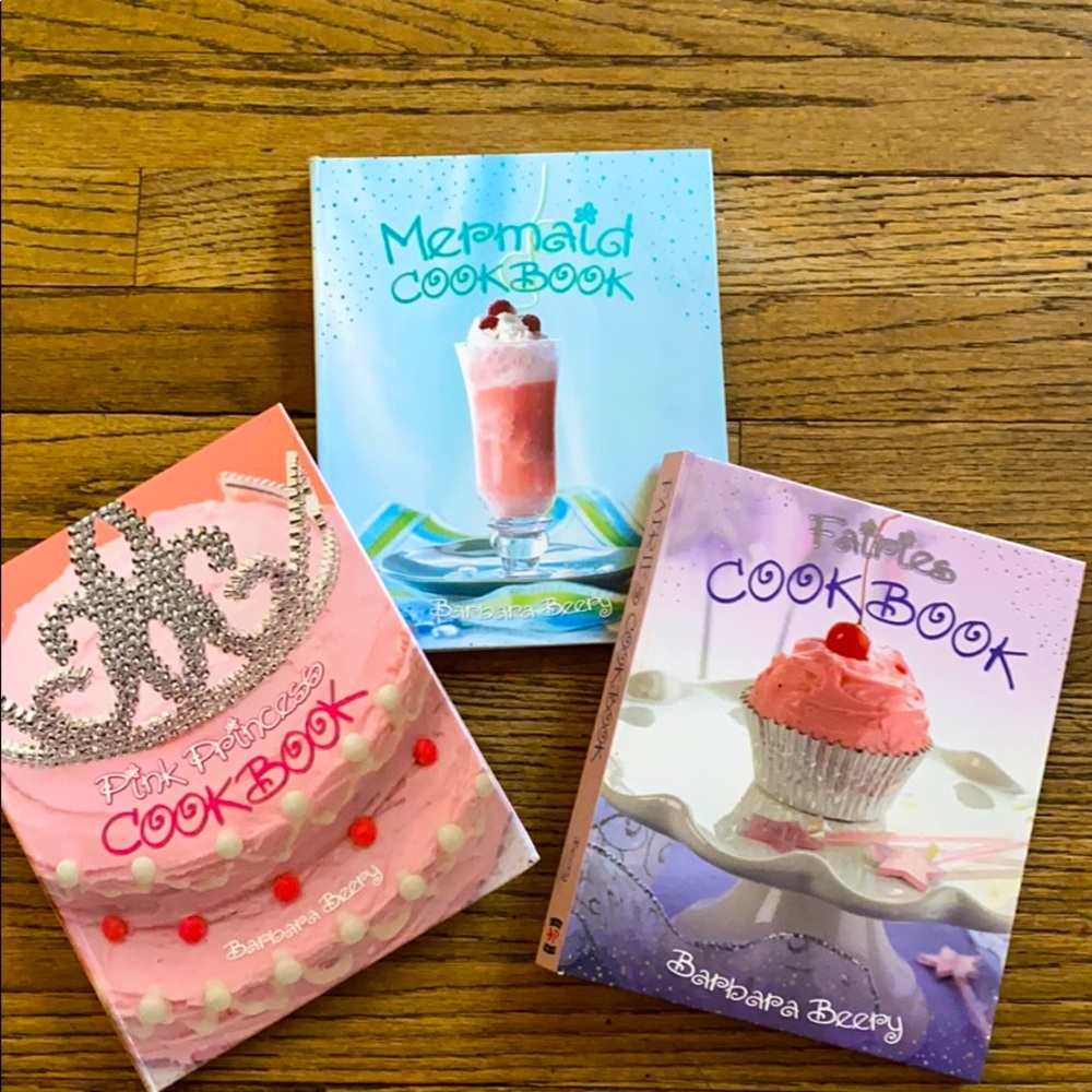 Pink Princess, Mermaid and Fairies Cookbooks!